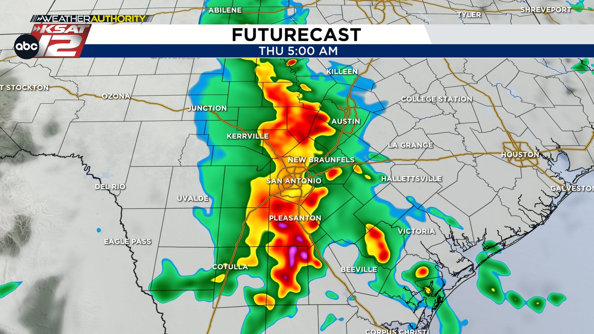 Another round of overnight storms is possible into Thursday morning