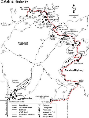 Mount Lemmon Scenic Byway (Catalina Highway) — Tucson