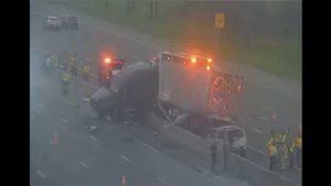 4 Vehicle Crash On Orange County Turnpike