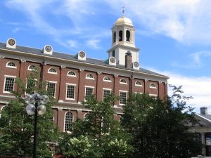 Quincy Market at Faneuil Hall Marketplace — Boston