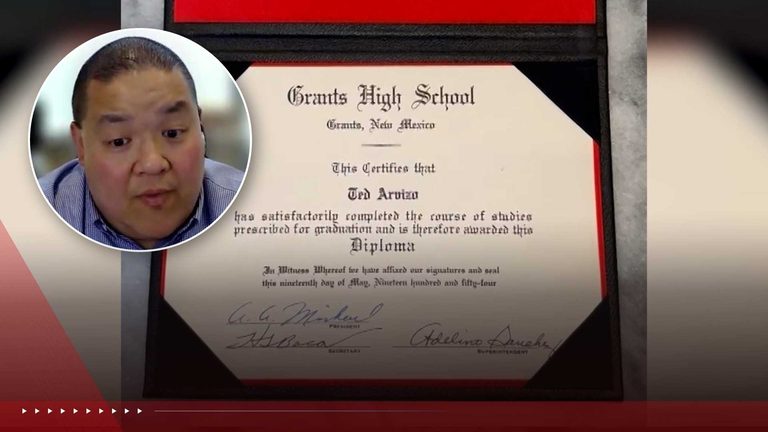 72 Year Old Diploma Returned To Nm High School