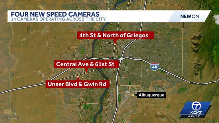 Albuquerque Activates New Speed Cameras