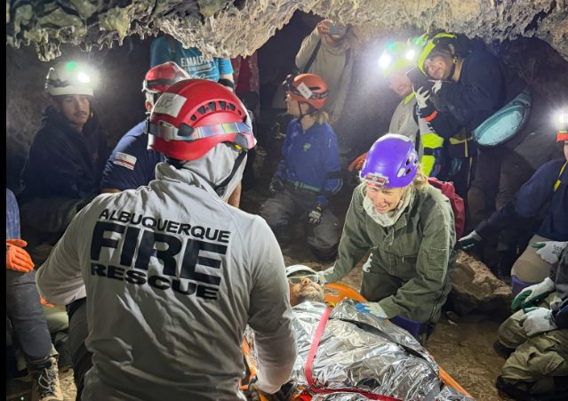 Albuquerque Fire Rescue Trains For Cave Rescues