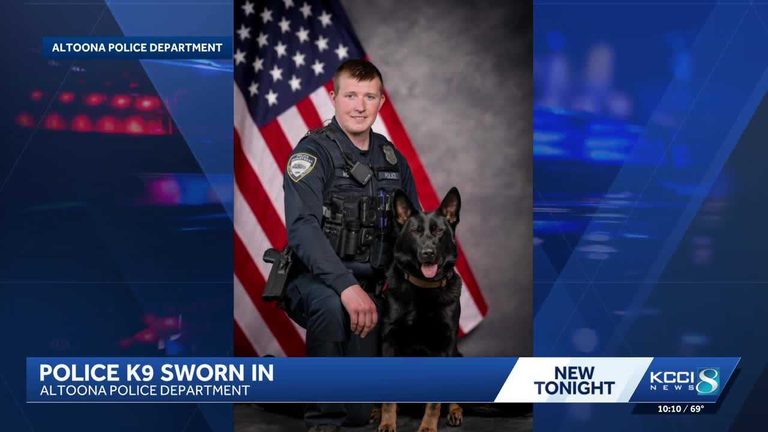 Altoona Police Department Welcomes K 9 Rico