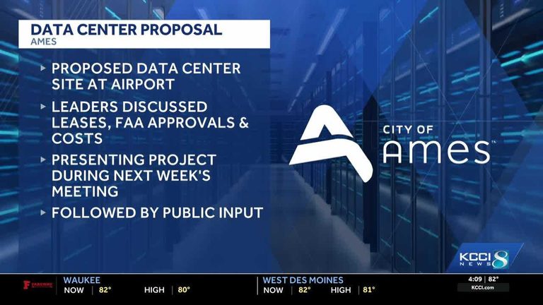 Ames Discusses Data Center At Airport