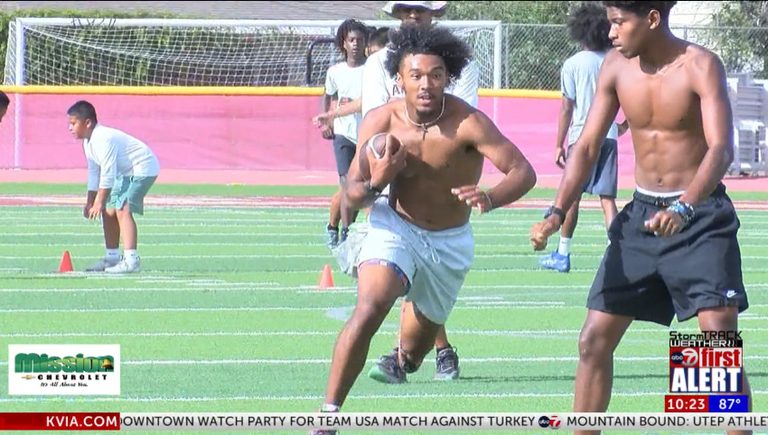 Andress Eagles Compete At 7 On 7 Flag Football State Tournament