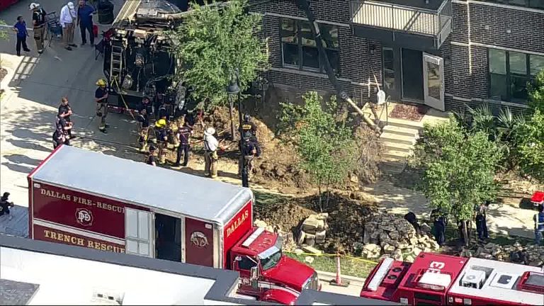 Apartment Foundation Collapse Near Coppell