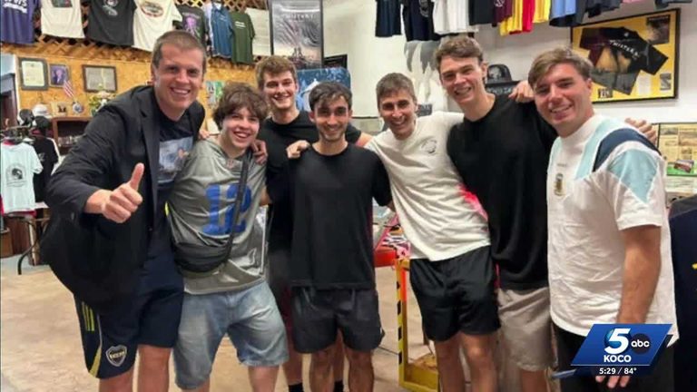 Argentina Soccer Fans Visit Twister Museum
