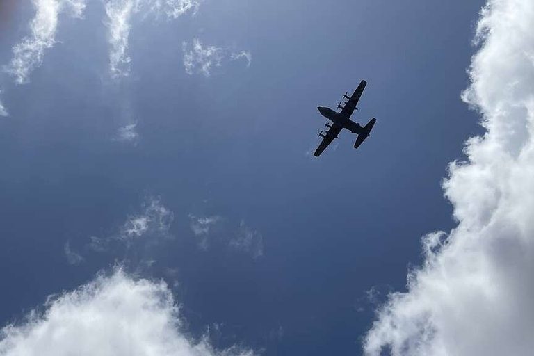 Arkansas National Guard Flyover