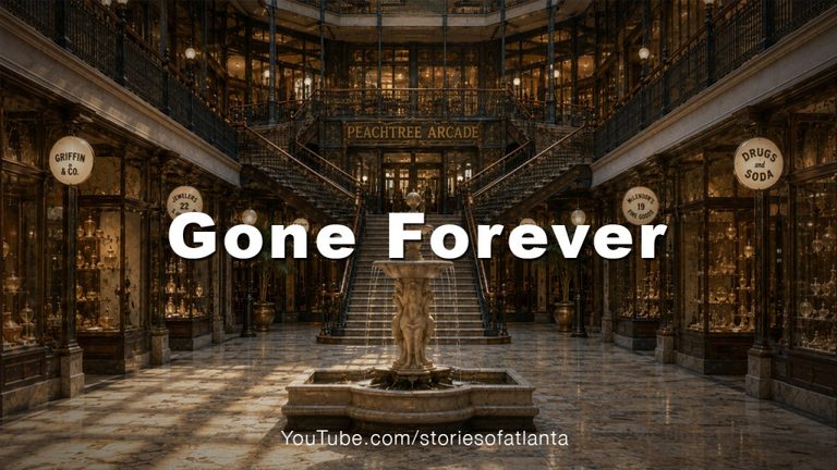 Atlanta S Forgotten Peachtree Arcade