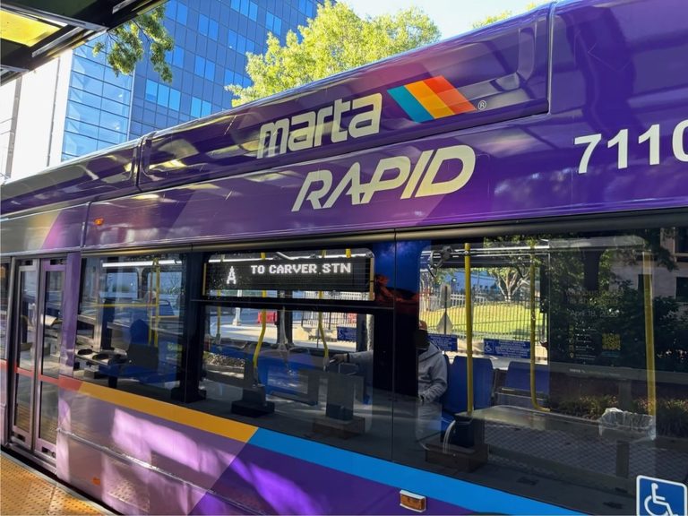 Atlanta S New Rapid A Line Bus Route