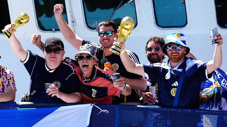 Boston Cop Wows Scottish Fans