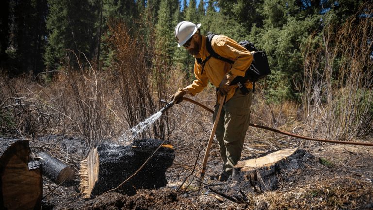 Boulder Creek Fire Sparks Near Jackson