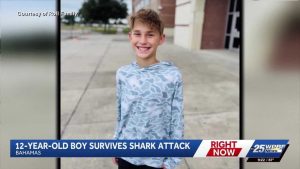 Boy Survives Shark Attack