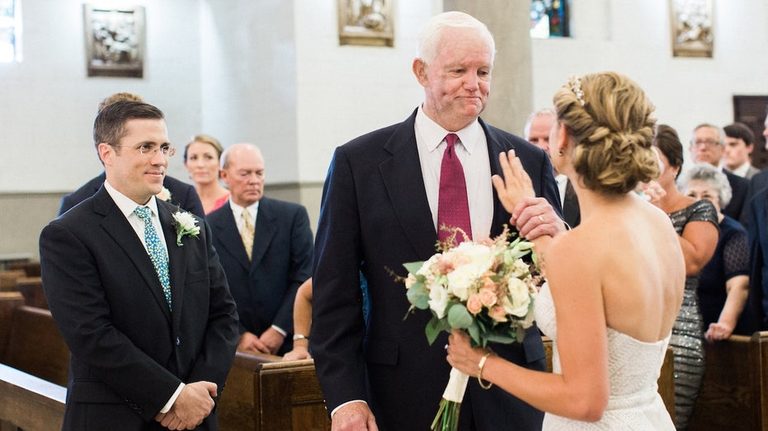 Bride Walked Down Aisle By Man With Her Father S Donated Heart