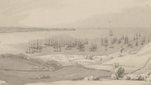 Britain S Fleet Arrives Off New York In 1776