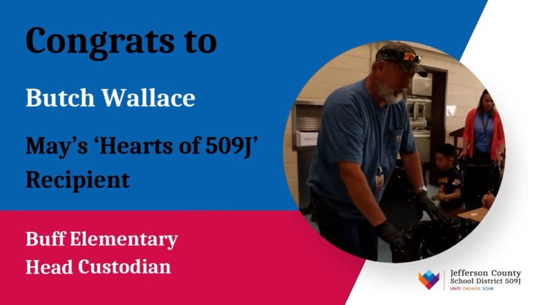 Buff Elementary S Head Custodian Receives Award