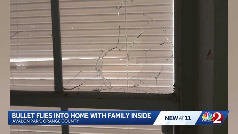 Bullet Hits Orange County Home
