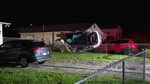 Car Crashes Into St Petersburg Home Ignites Fire