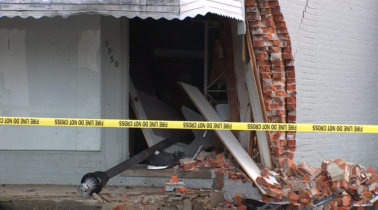 Car Crashes Into Unoccupied Building In North College Hill