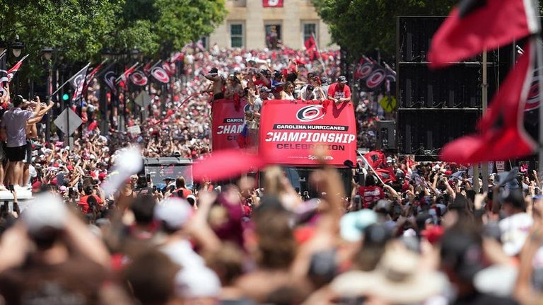 Carolina Hurricanes Celebrate Stanley Cup Win