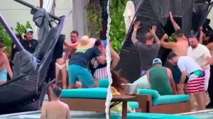 Casino Pool Area Accident