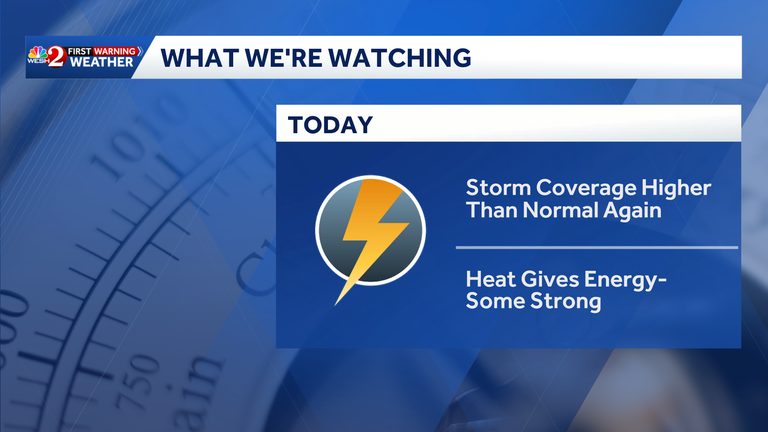 Central Florida Expects Showers And Storms