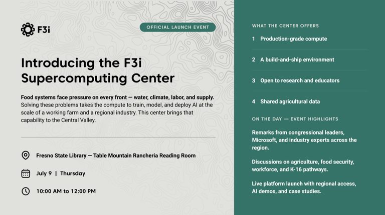 Central Valley Supercomputing Center Launches