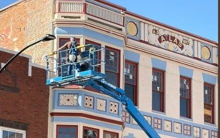 Cheyenne S Atlas Theater Repairs Hail Damage