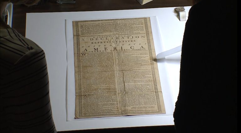 Cincinnati Museum Center Displays Historic Copy Of Declaration