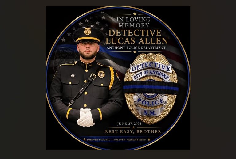 City Of Anthony Mourns Detective Lucas Allen