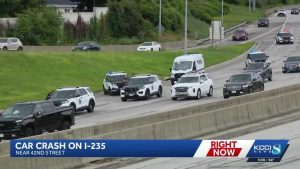 Crash On I 235 Near 42Nd Street