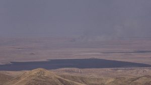 Crews Battle 200 Acre Fire Near Highway 58