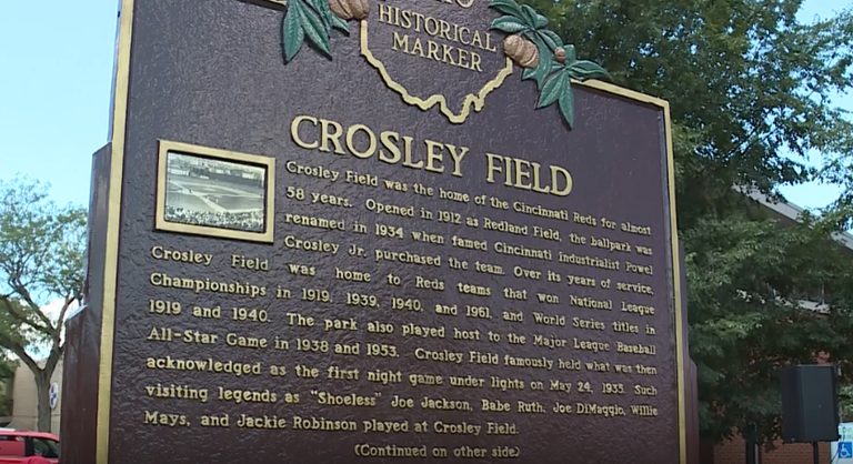 Crosley Field Honored