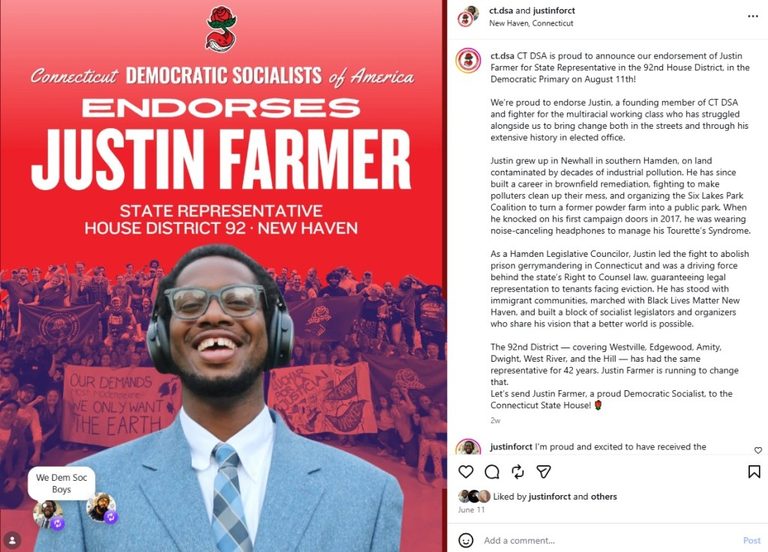 Ct Dsa Endorses Farmer