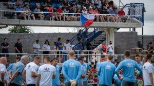 Czech Republic Soccer Team Practices At New Mansfield Stadium