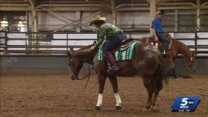Deaf Rider Competes At Nrha Derby