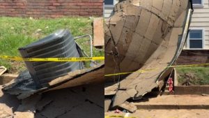 Derecho Hits Tuttle Apartment Building