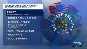 Des Moines Brewery Hosts World Cup Watch Party