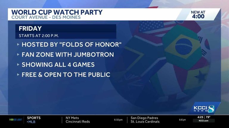 Des Moines Hosts Free World Cup Watch Party