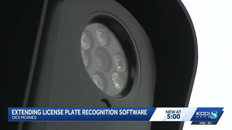 Des Moines Police Extend License Plate Recognition