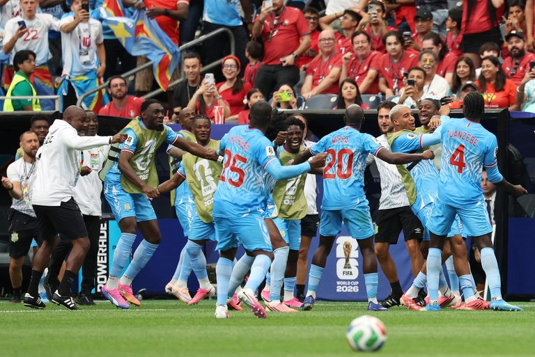 Dr Congo Scores First World Cup Goal