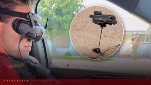 Drone Retrieves Knife From Man