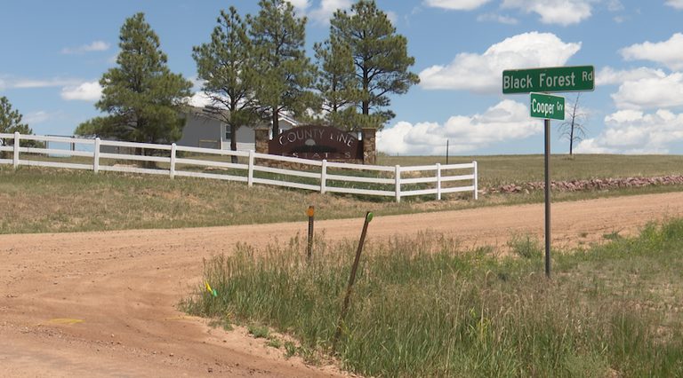 El Paso County Deals With Muddy Gravel Road