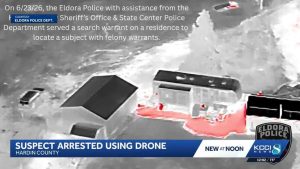 Eldora Police Use Drone To Locate Suspect