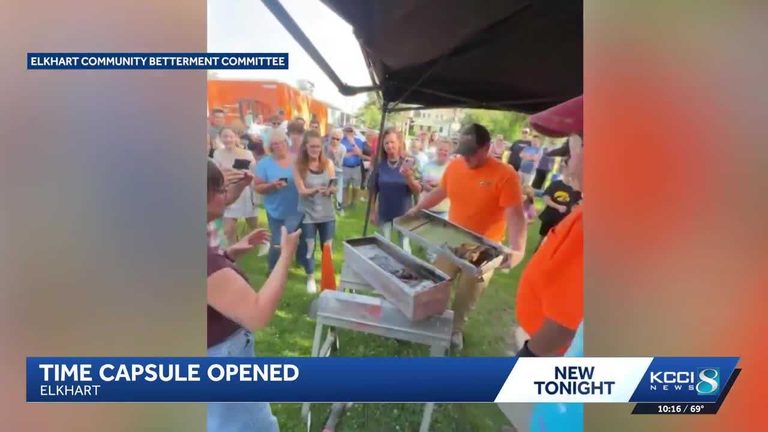 Elkhart Opens 50 Year Old Time Capsule
