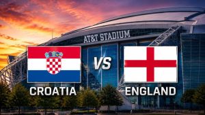England Faces Croatia In World Cup Match