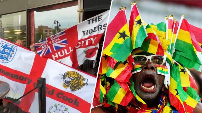England Faces Ghana At Boston Stadium