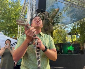 Exotic Animals Visit Meridian Village