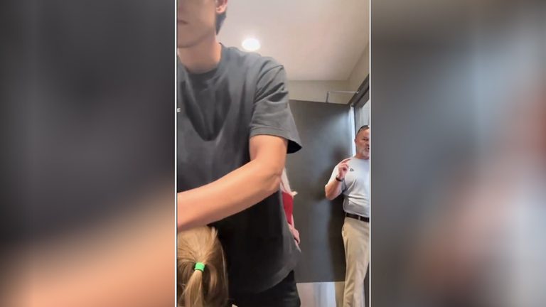 Father Confronted For Helping Daughters In Restroom